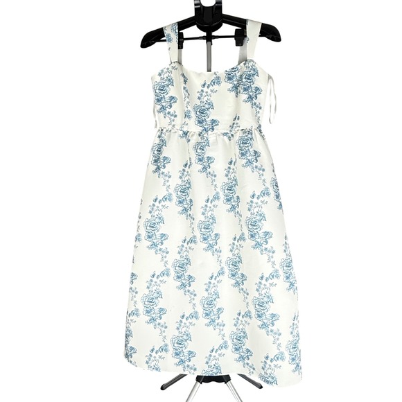 Sachin & Babi Dresses & Skirts - Sachin & Babi Blaine Taffeta Square Neck‎ Midi Dress Size 10